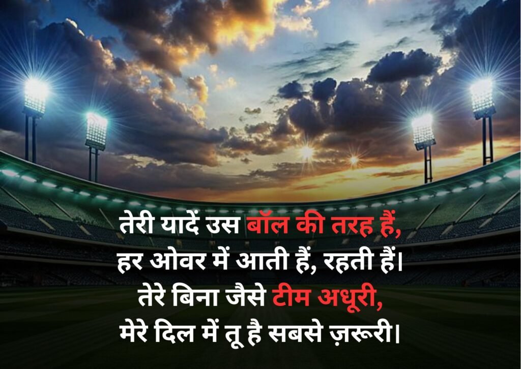 cricket shayari