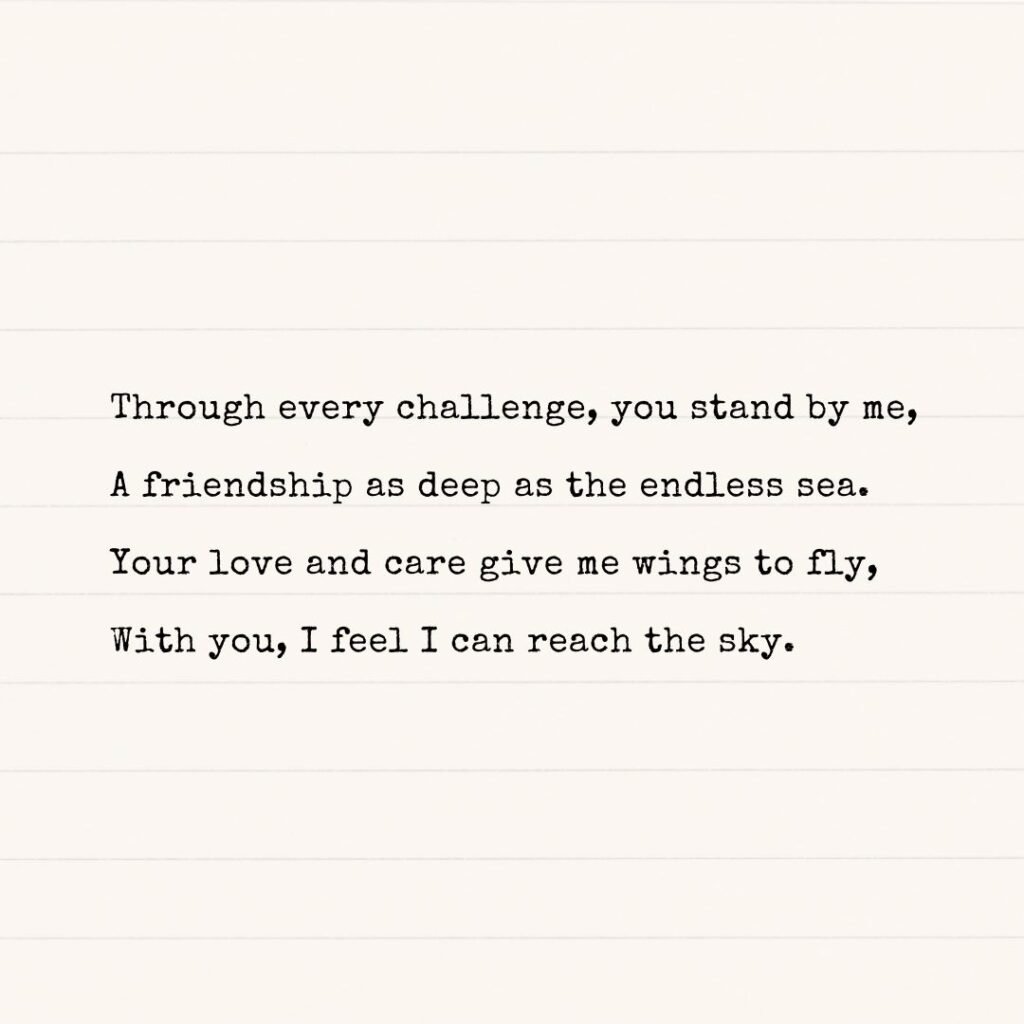 heart touching best friend shayari in english